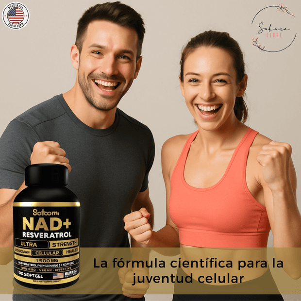 NAD+ RESVERATROL - El secreto antiedad
