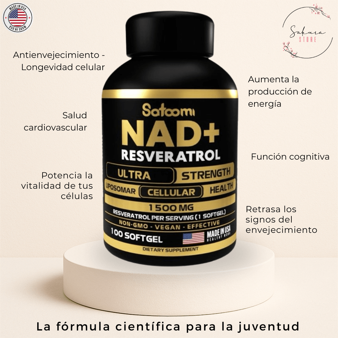 NAD+ RESVERATROL - El secreto antiedad