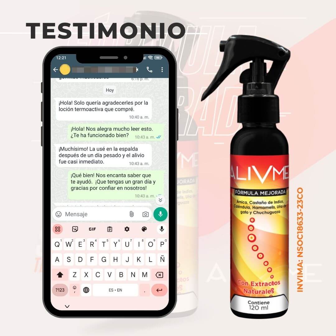 ALIVME  - Spray Termoactivo