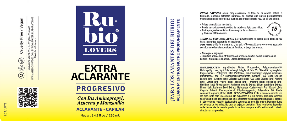 Extra aclarante - Rubio Lovers