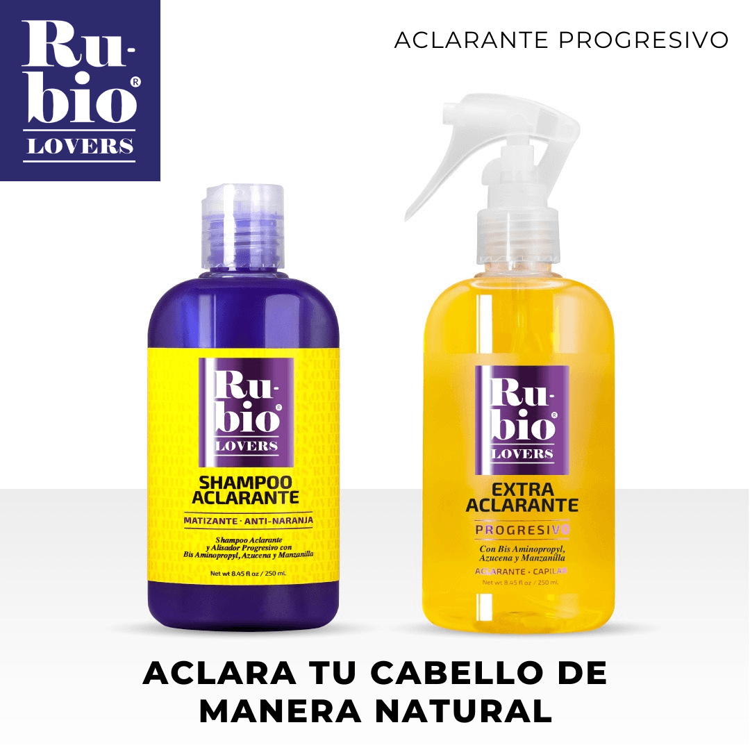 Kit aclarante - Shampoo y Tónico Rubio Lovers