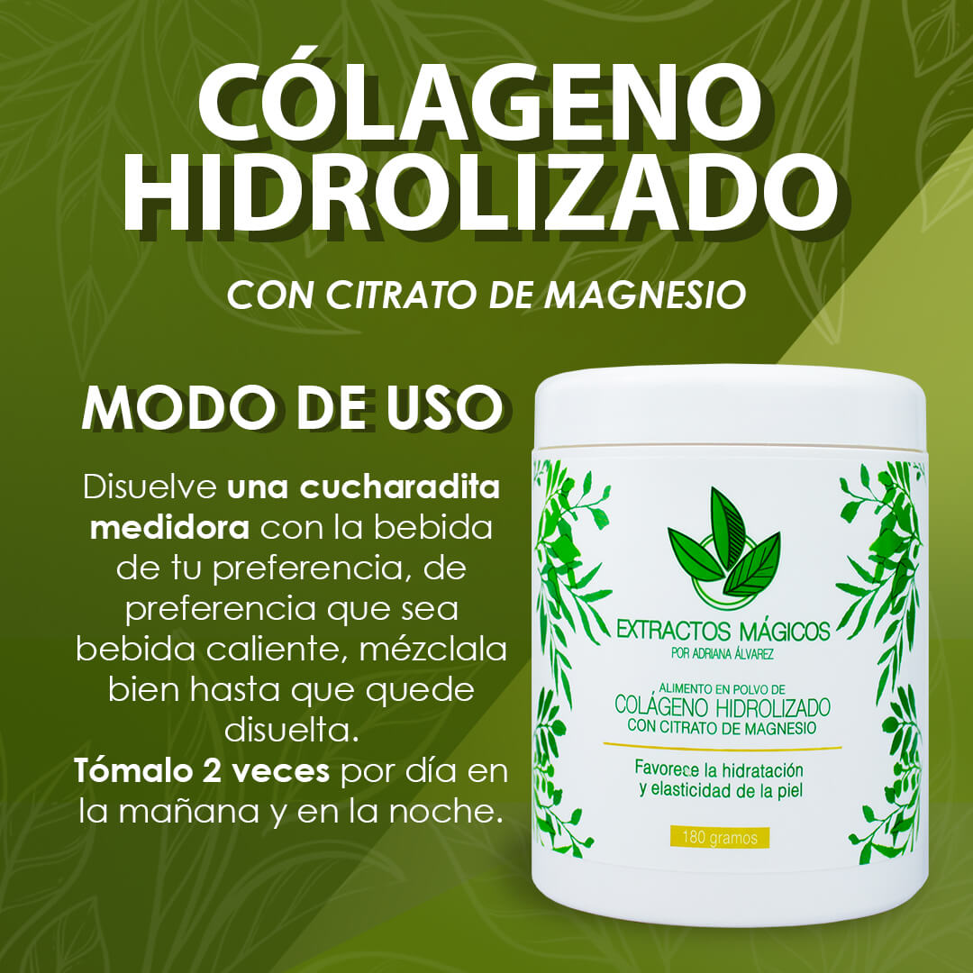 Colágeno hidrolizado con Citrato de Magnesio