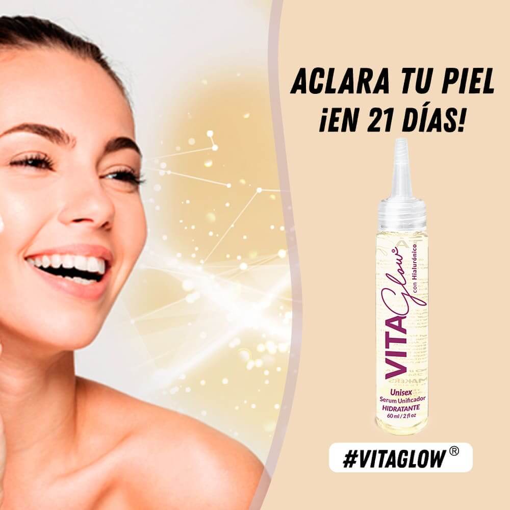 Serum aclarante con hialurónico -  Vitaglow