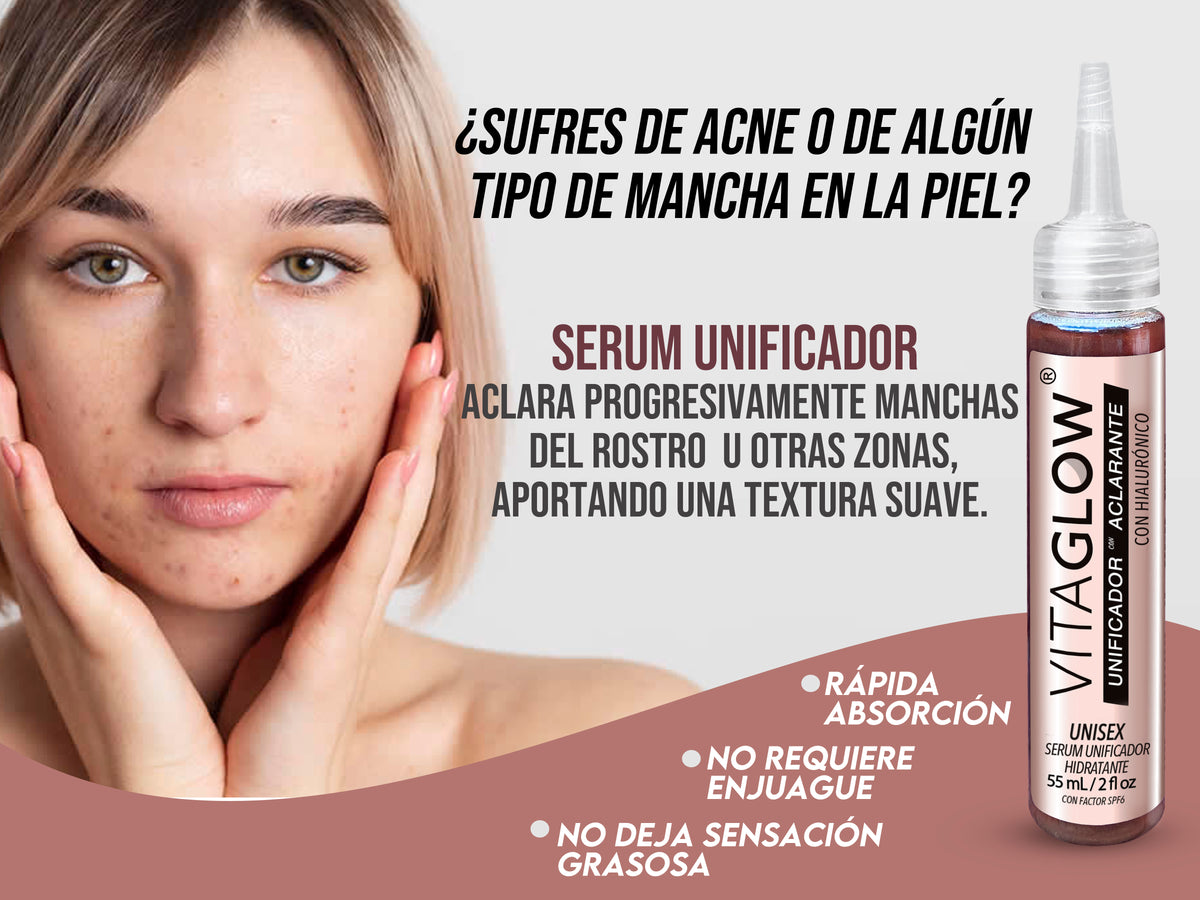 Serum aclarante con hialurónico -  Vitaglow