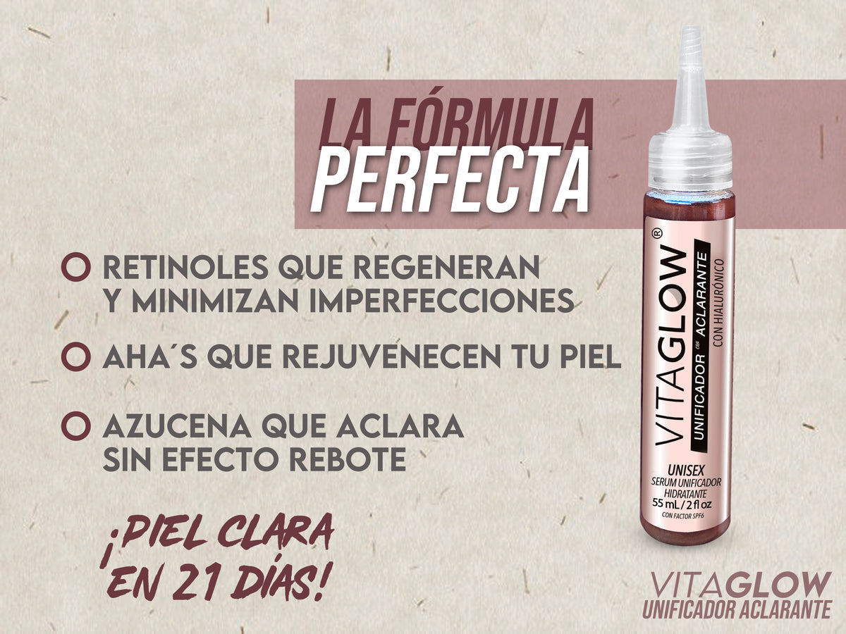 Serum aclarante con hialurónico -  Vitaglow