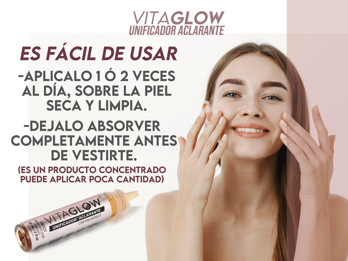 Serum aclarante con hialurónico -  Vitaglow