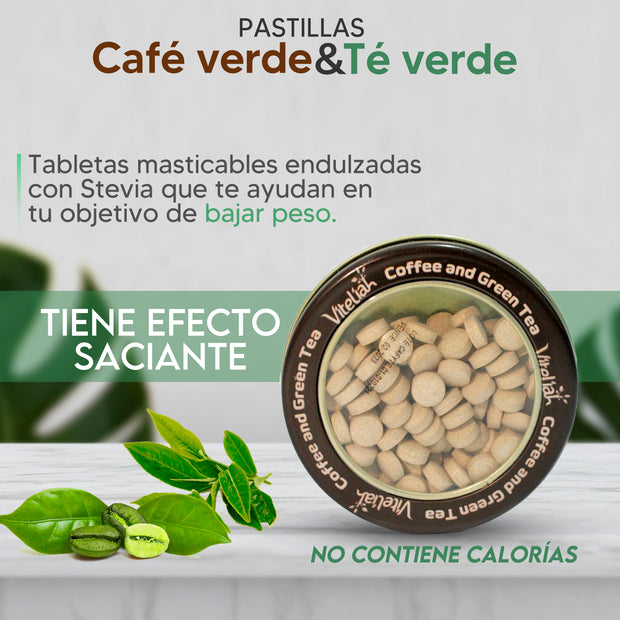 Masticables café verde y té verde